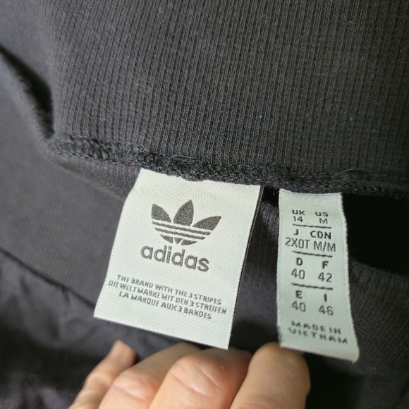 Adidas Ladies Midi Black And White Skirt Size M - Picture 7 of 7